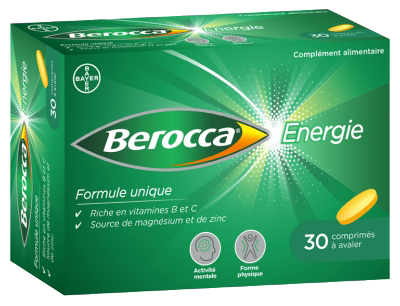 BEROCCA ENERGIE COMPRIMÉS À AVALER