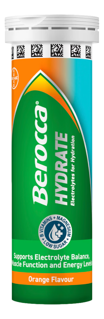 BEROCCA HYDRATATION cp efferv agrume   16 comprimés