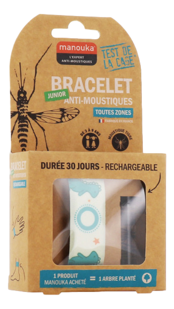 BRACELET ANTI-MOUSTIQUE MAUVE JUNIOR