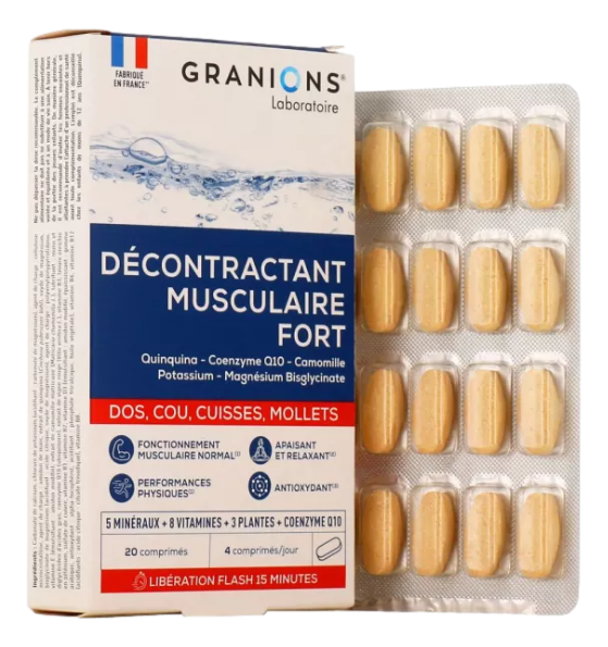 DECONTRACTANT MUSCULAIRE FORT   20 comprimés