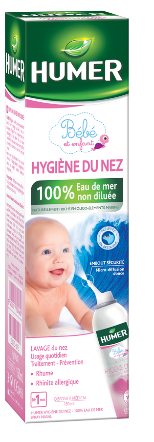 HUMER 150 sol nasal stérile eau de mer enfant nourrisson