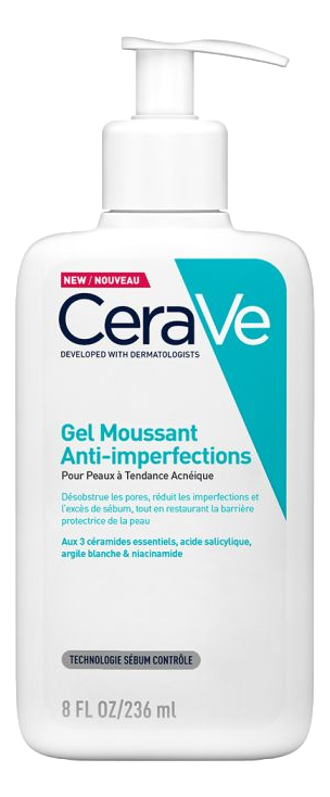 GEL MOUSSANT ANTI-IMPERFECTION Peaux à imperfections et à tendance acnéique