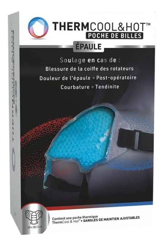 THERMCOOL AND HOT Poche de billes épaule 38 x 28,5 cm 1 poche thermique